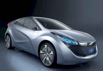 BLUE WILL, Vollhybrid-Fahrzeug mit Oled Display, LED-Tagfahrleuchten, LED-Panels und Solarzellen, led news