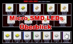 25 x LEDBAR CLUSTER MICRO LED Typ 0805 mit 4 LEDs Modellbahn Modellbau RC Modell