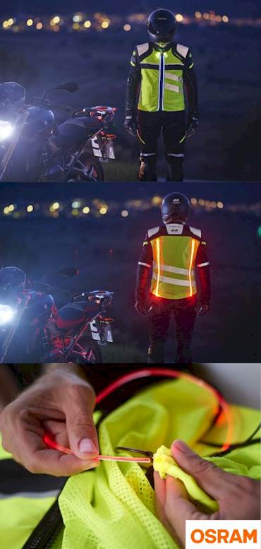 LED-Licht-Modul Motorradjacke
